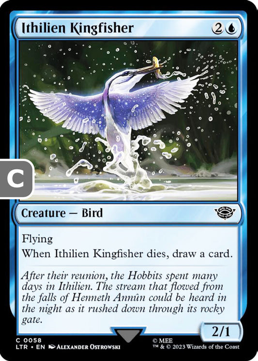 Ithilien Kingfisher LTR Creature Bird NM
