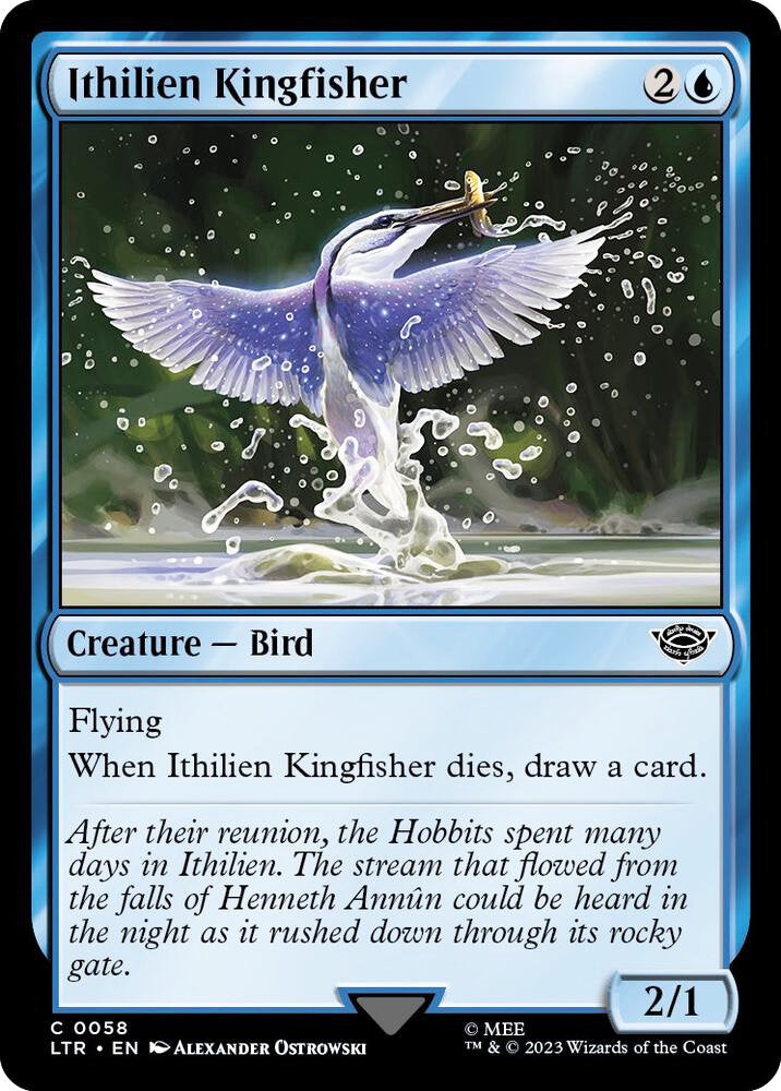 Ithilien Kingfisher LTR Creature Bird NM