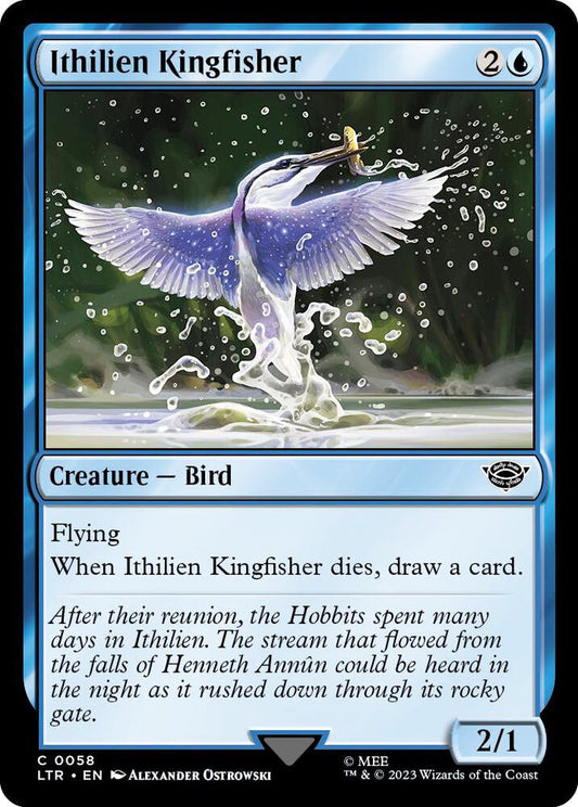 Ithilien Kingfisher LTR Creature Bird NM
