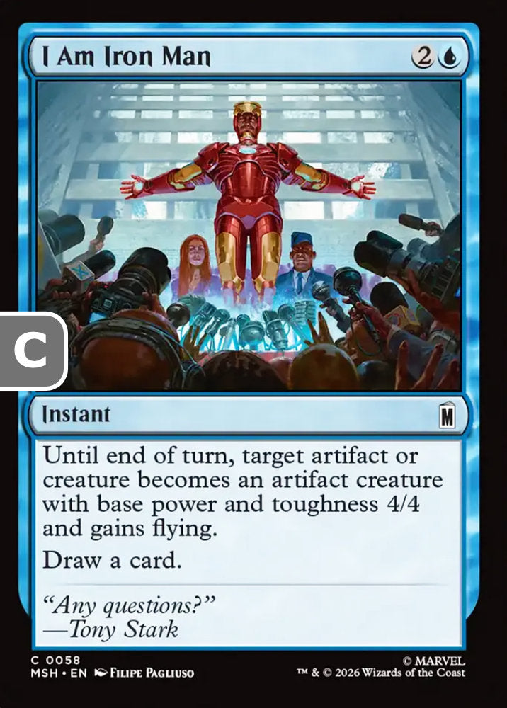 I Am Iron Man MSH Instant  NM