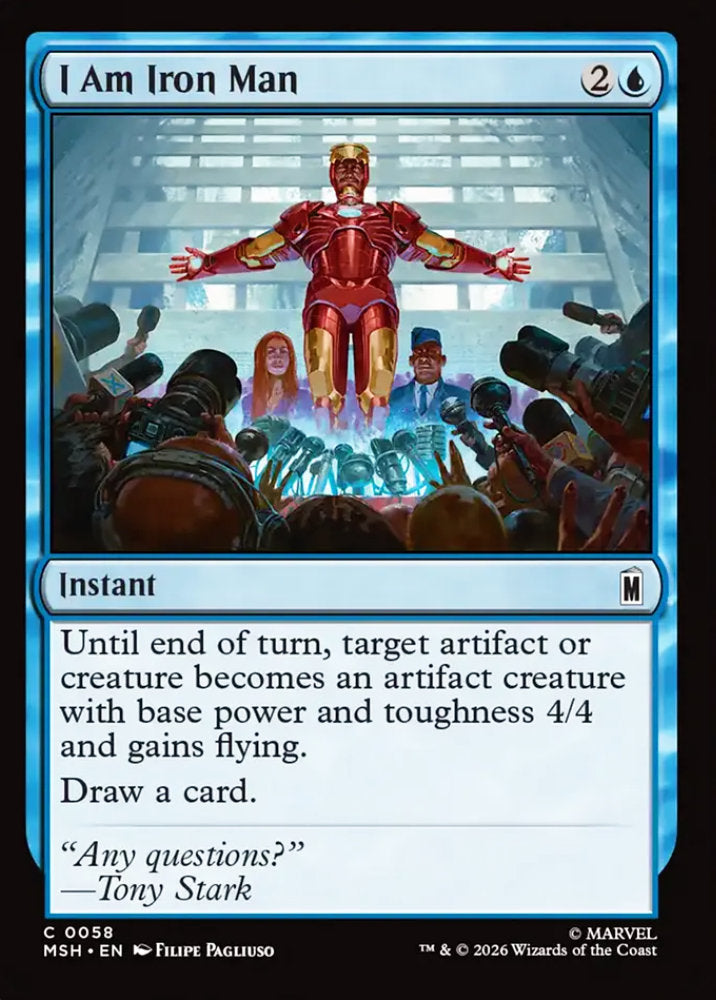 I Am Iron Man MSH Instant  NM