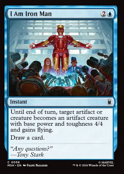 I Am Iron Man MSH Instant  NM