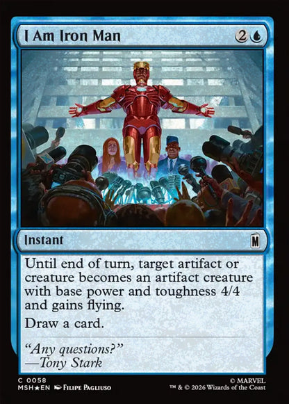I Am Iron Man MSH Instant  *Foil* NM
