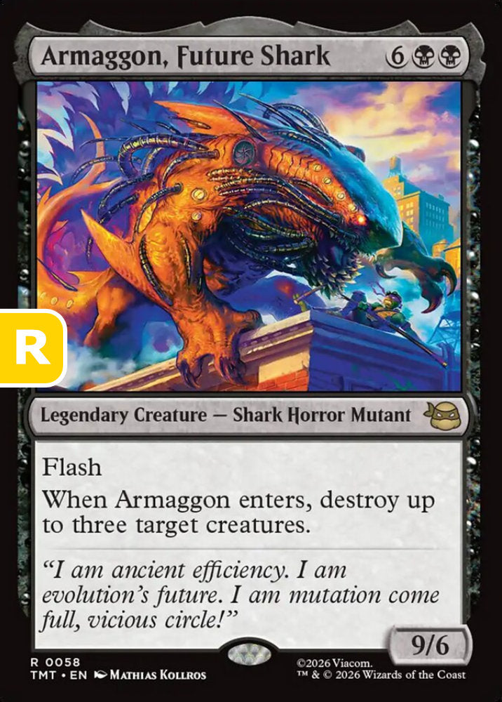 Armaggon, Future Shark TMT Legendary Creature Shark Horror Mutant NM