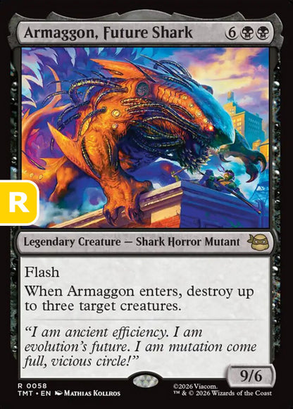 Armaggon, Future Shark TMT Legendary Creature Shark Horror Mutant NM