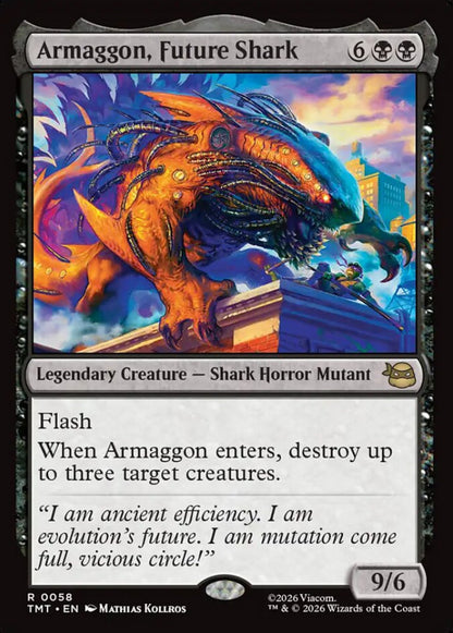 Armaggon, Future Shark TMT Legendary Creature Shark Horror Mutant NM
