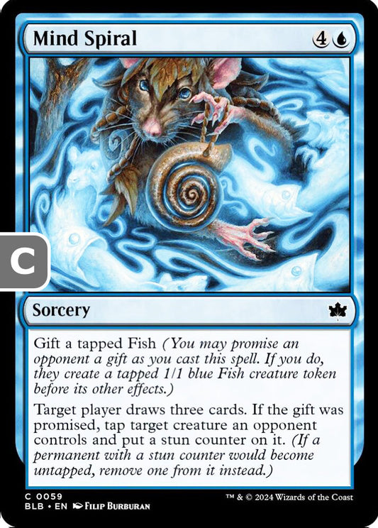 Mind Spiral BLB Sorcery  NM