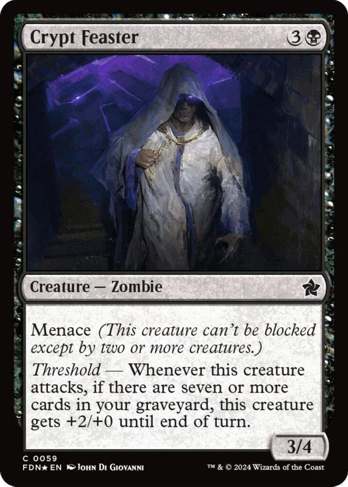 Crypt Feaster FDN Creature Zombie *Foil* NM