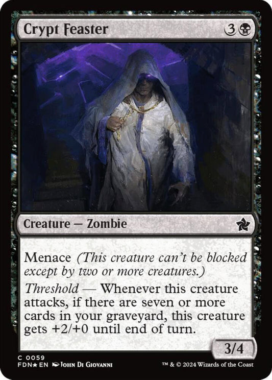 Crypt Feaster FDN Creature Zombie *Foil* NM