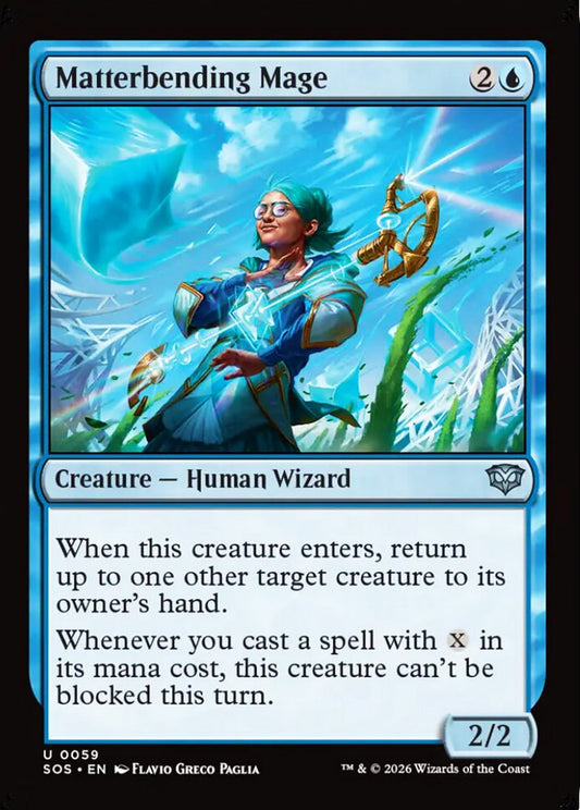 Matterbending Mage SOS Creature Human Wizard NM