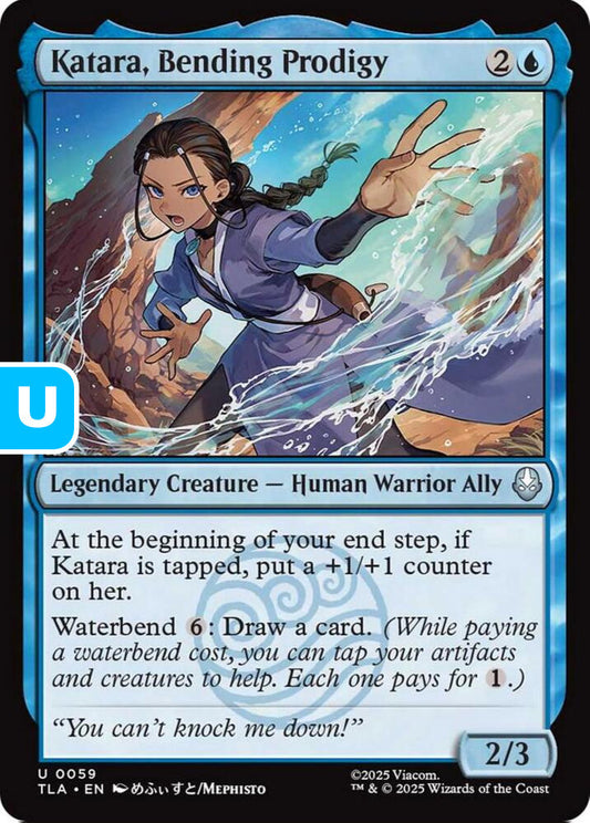 Katara, Bending Prodigy TLA Legendary Creature Human Warrior Ally NM