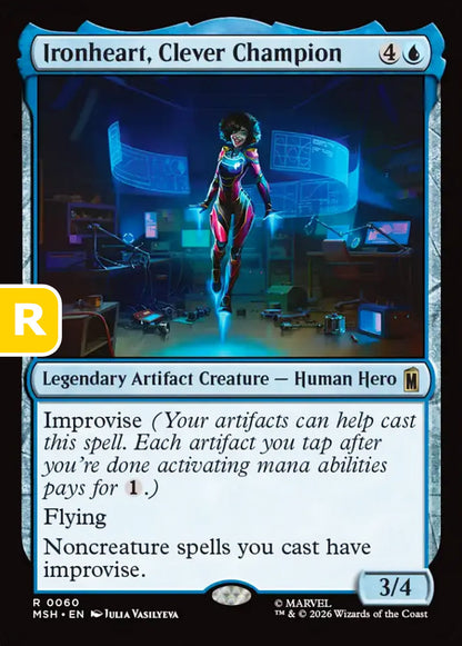 Ironheart, Clever Champion MSH Legendary Artifact Creature Human Hero NM