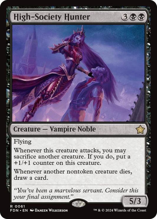 High-Society Hunter FDN Creature Vampire Noble NM
