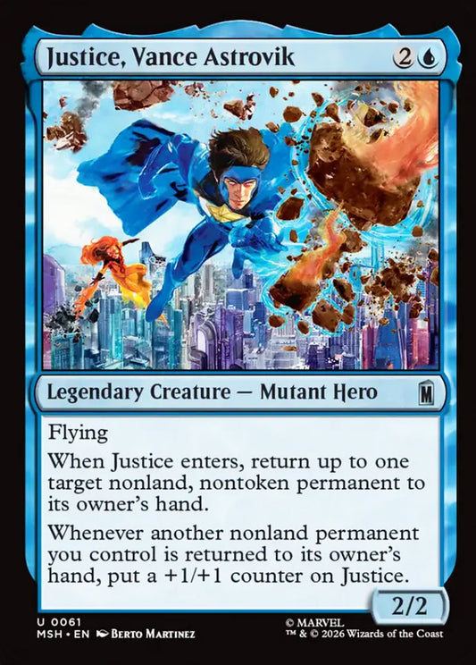 Justice, Vance Astrovik MSH Legendary Creature Mutant Hero NM