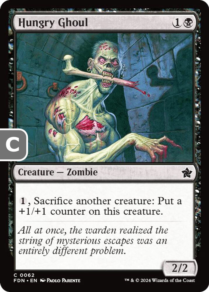 Hungry Ghoul FDN Creature Zombie NM