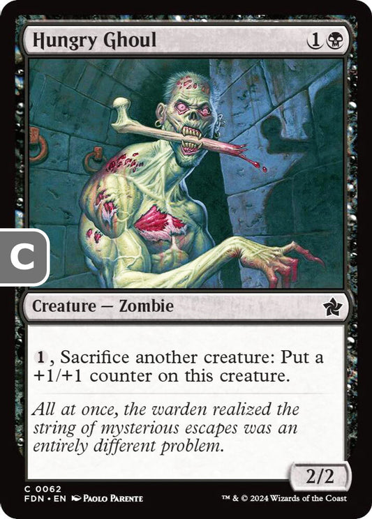 Hungry Ghoul FDN Creature Zombie NM