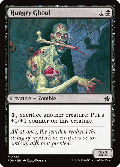 Hungry Ghoul FDN Creature Zombie NM