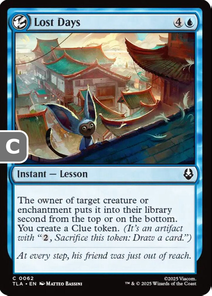 Lost Days TLA Instant Lesson NM