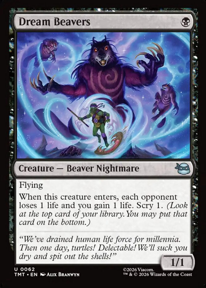 Dream Beavers TMT Creature Beaver Nightmare NM