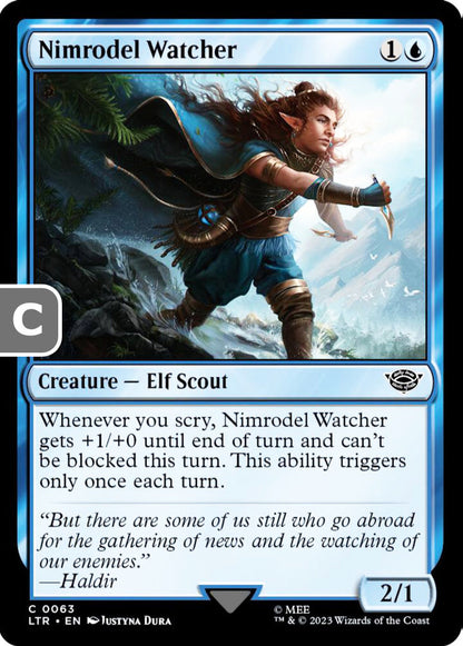 Nimrodel Watcher LTR Creature Elf Scout NM