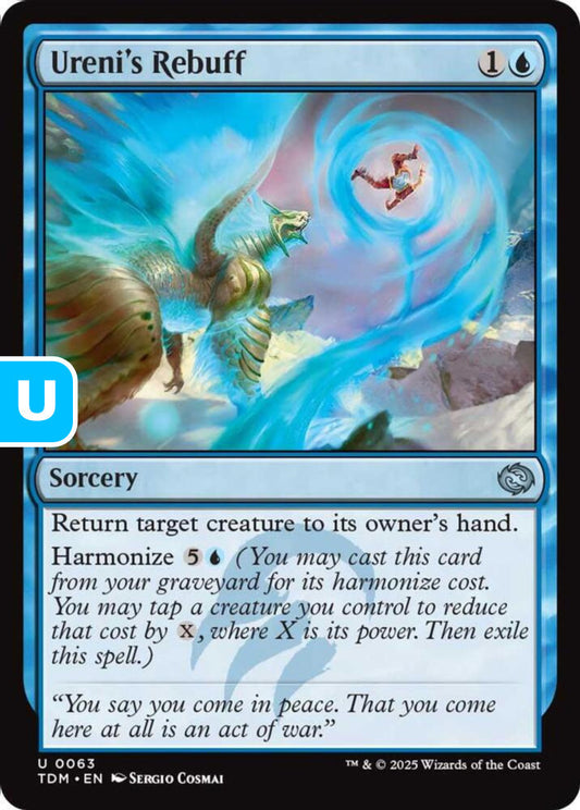 Ureni's Rebuff TDM Sorcery  NM
