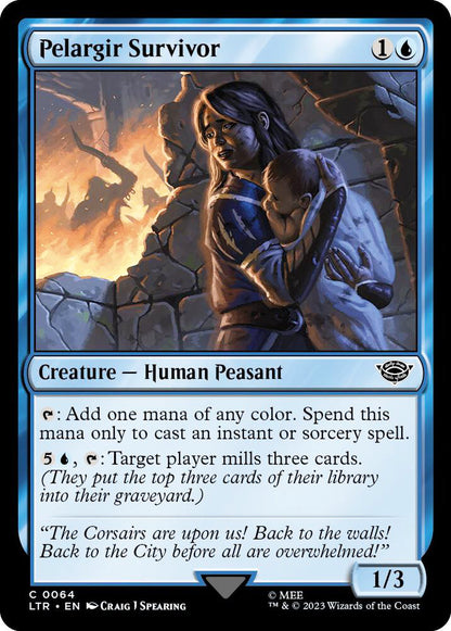 Pelargir Survivor LTR Creature Human Peasant NM