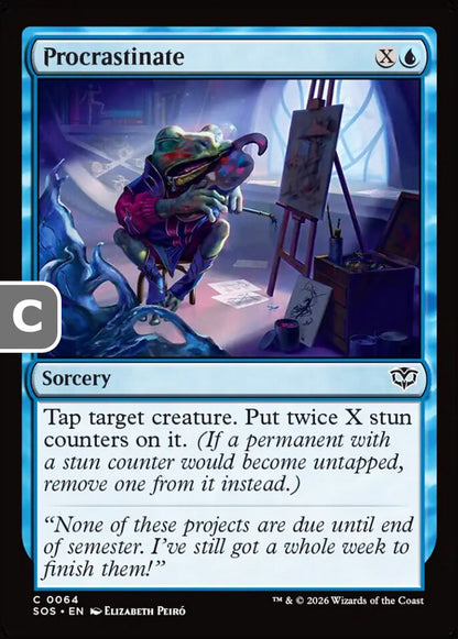 Procrastinate SOS Sorcery  NM