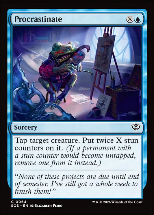 Procrastinate SOS Sorcery  NM