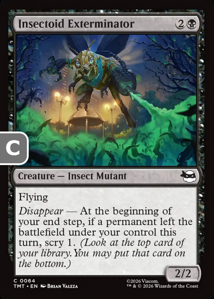 Insectoid Exterminator TMT Creature Insect Mutant NM