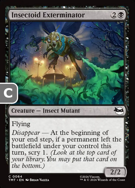 Insectoid Exterminator TMT Creature Insect Mutant NM