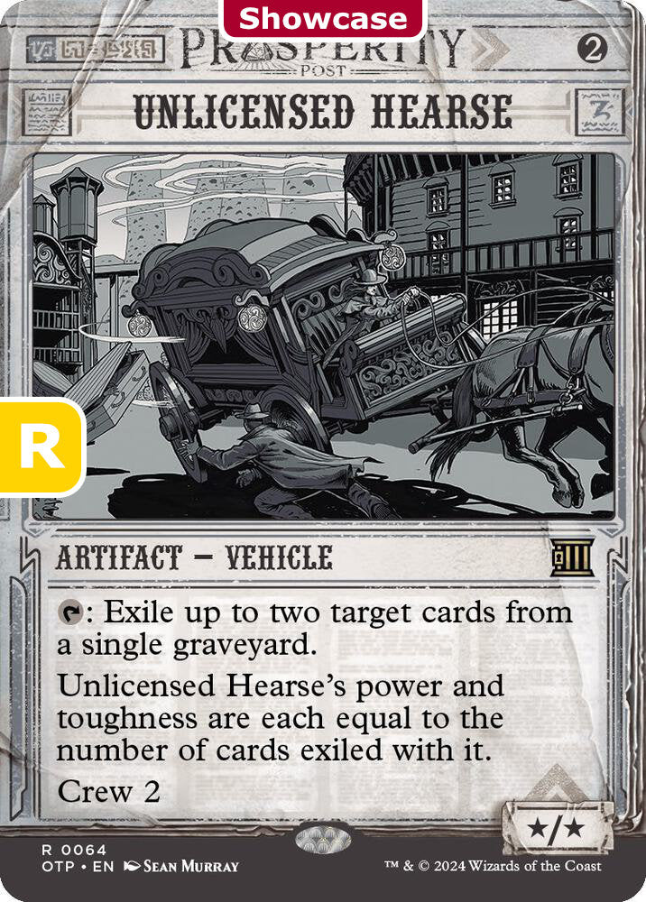 Unlicensed Hearse OTP Artifact Vehicle NM