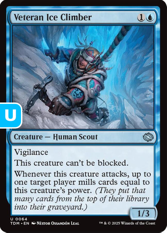 Veteran Ice Climber TDM Creature Human Scout NM