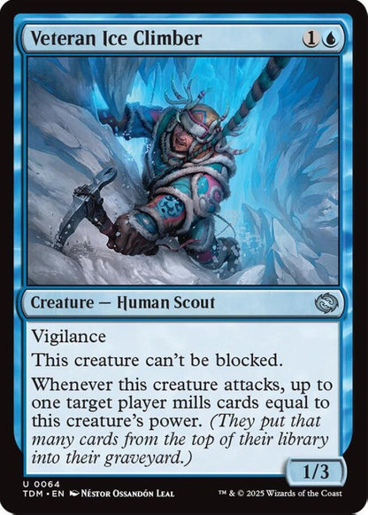 Veteran Ice Climber TDM Creature Human Scout NM