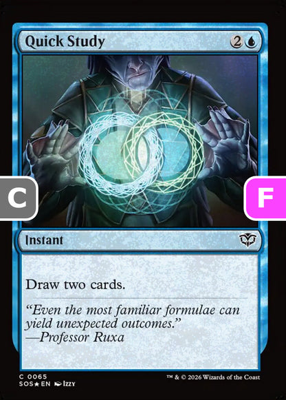 Quick Study SOS Instant  *Foil* NM