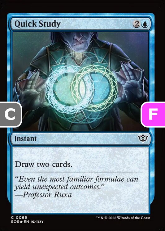 Quick Study SOS Instant  *Foil* NM