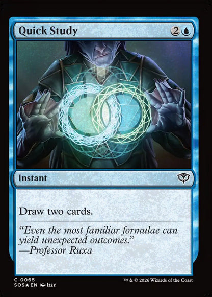 Quick Study SOS Instant  *Foil* NM