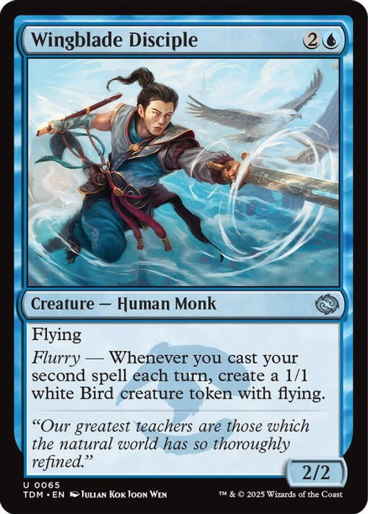 Wingblade Disciple TDM Creature Human Monk NM