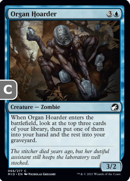 Organ Hoarder MID Creature Zombie NM