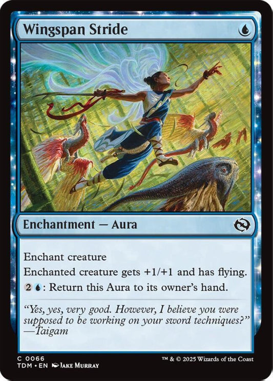 Wingspan Stride TDM Enchantment Aura NM