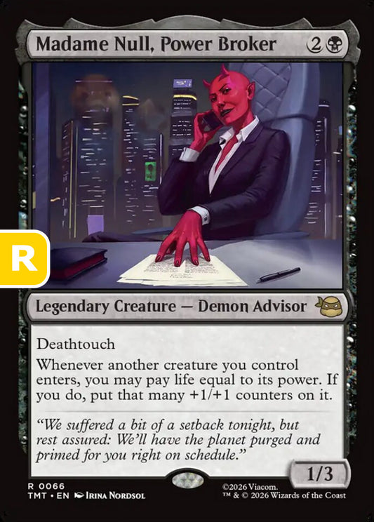 Madame Null, Power Broker TMT Legendary Creature Demon Advisor NM