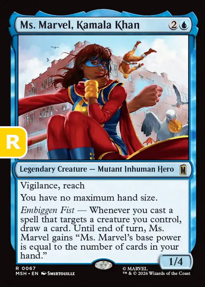 Ms. Marvel, Kamala Khan MSH Legendary Creature Mutant Inhuman Hero NM