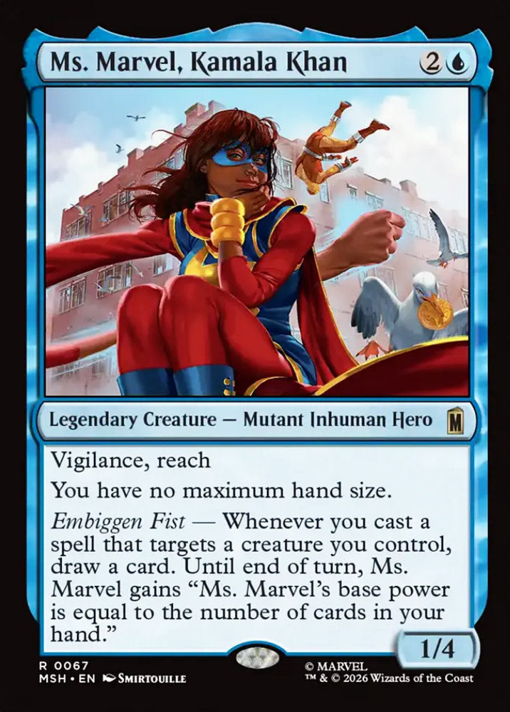 Ms. Marvel, Kamala Khan MSH Legendary Creature Mutant Inhuman Hero NM