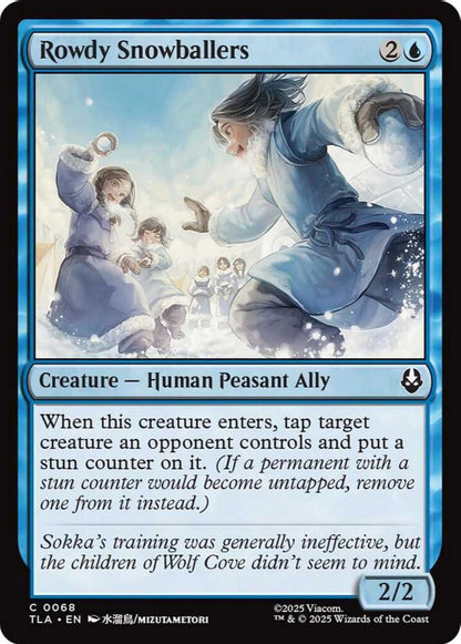 Rowdy Snowballers TLA Creature Human Peasant Ally NM