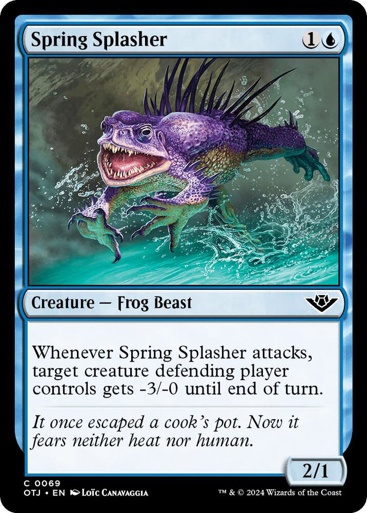 Spring Splasher Creature Frog Beast OTJ NM