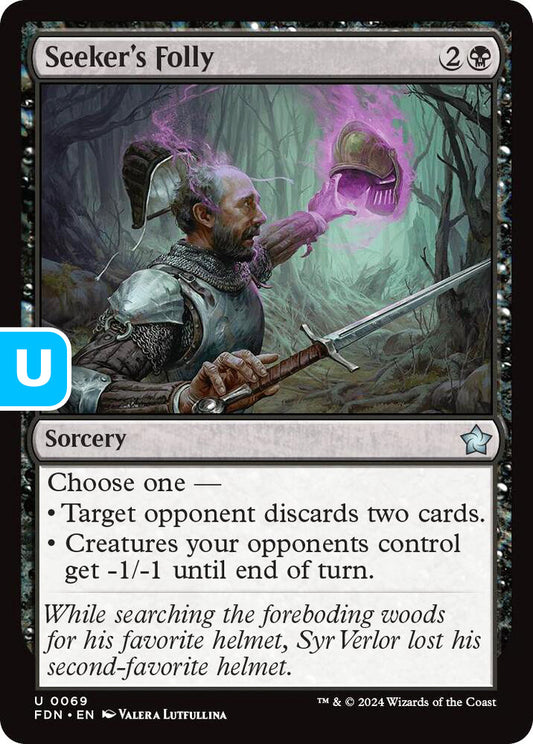 Seeker's Folly FDN Sorcery  NM
