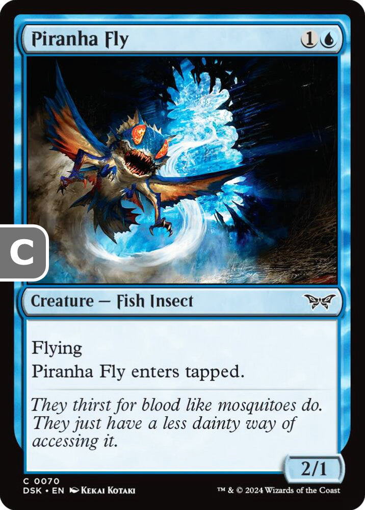Piranha Fly DSK Creature Fish Insect NM