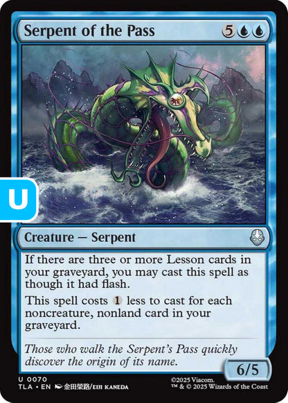 Serpent of the Pass TLA Creature Serpent NM