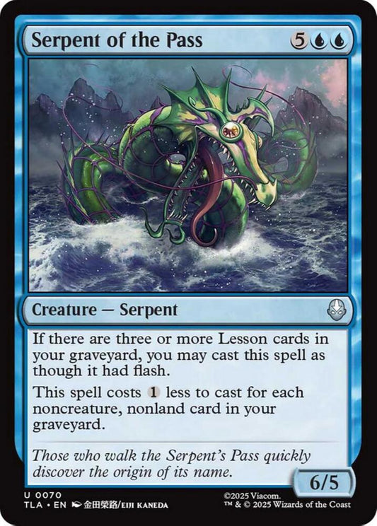 Serpent of the Pass TLA Creature Serpent NM
