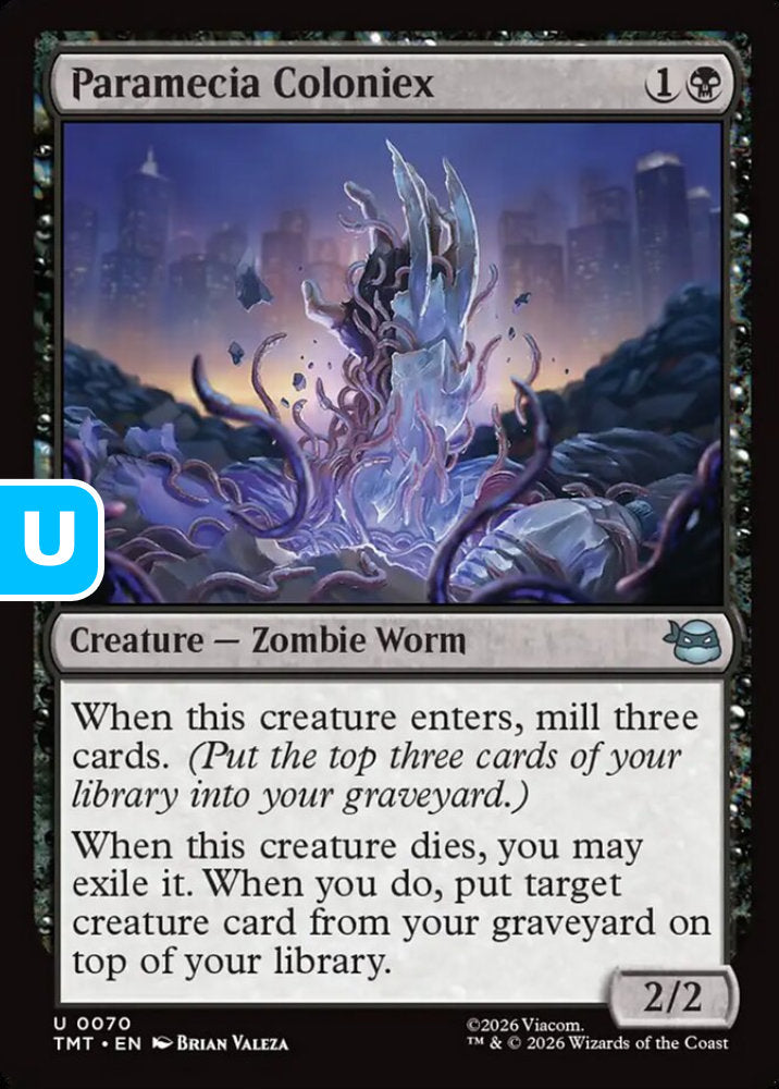 Paramecia Coloniex TMT Creature Zombie Worm NM