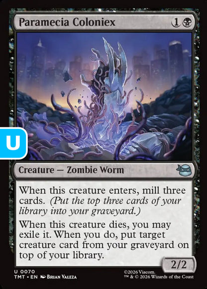 Paramecia Coloniex TMT Creature Zombie Worm NM